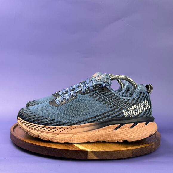 WOMENS HOKA ONE CLIFTON 5 SIZE 9 - Picture 1 of 8